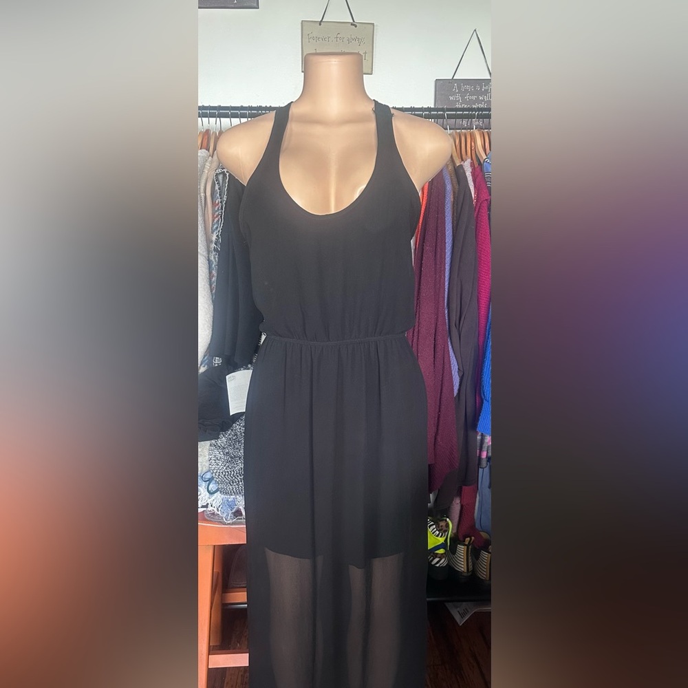 Dee Elle Black  Midi Dress